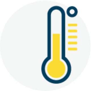 Storage temperature icon