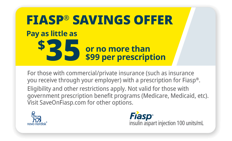 Fiasp® Savings Card