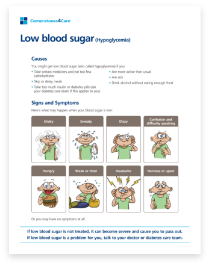 Low blood sugar fact sheet 